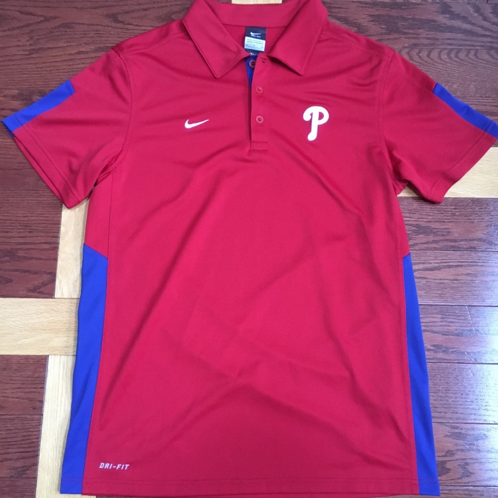 Philadelphia Phillies Dri-Fit Golf Shirt (S)
